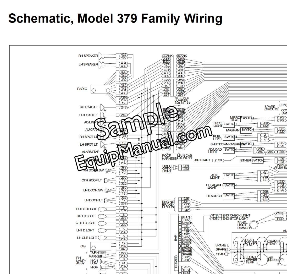 peterbilt 379 wiring diagram