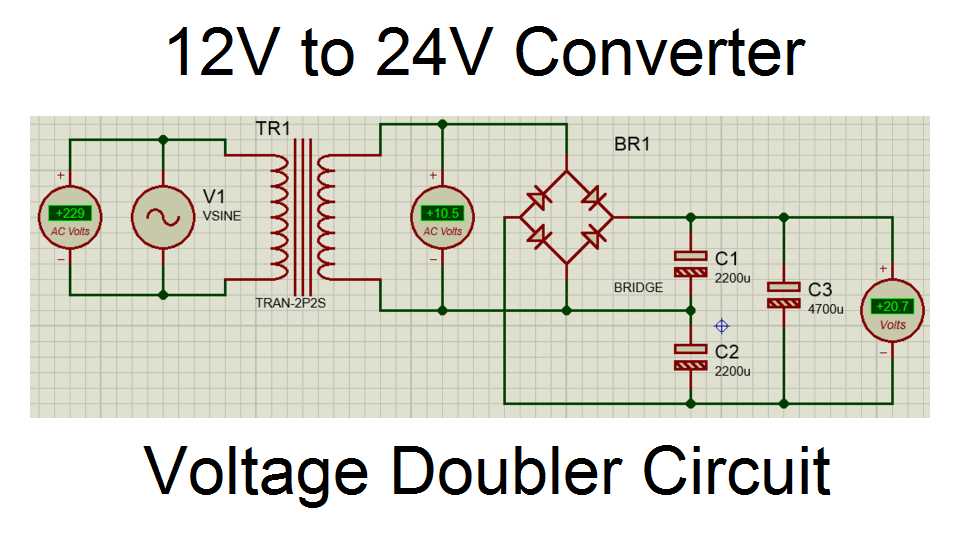 12v to 24v converter circuit diagram
