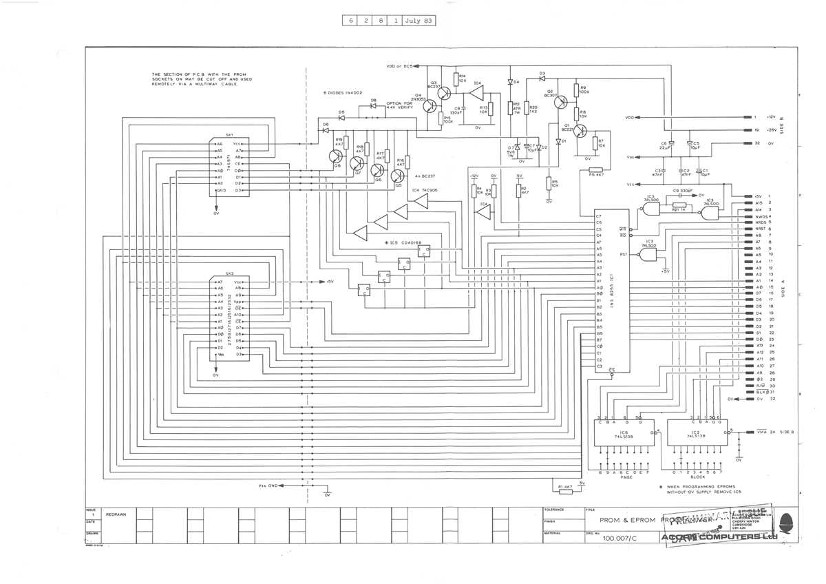 eprom programmer schematic diagram