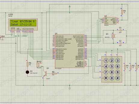 pic microcontroller circuit diagram
