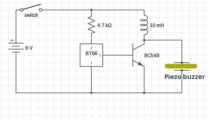 piezoelectric buzzer circuit diagram piezoelectric buzzer circuit diagram