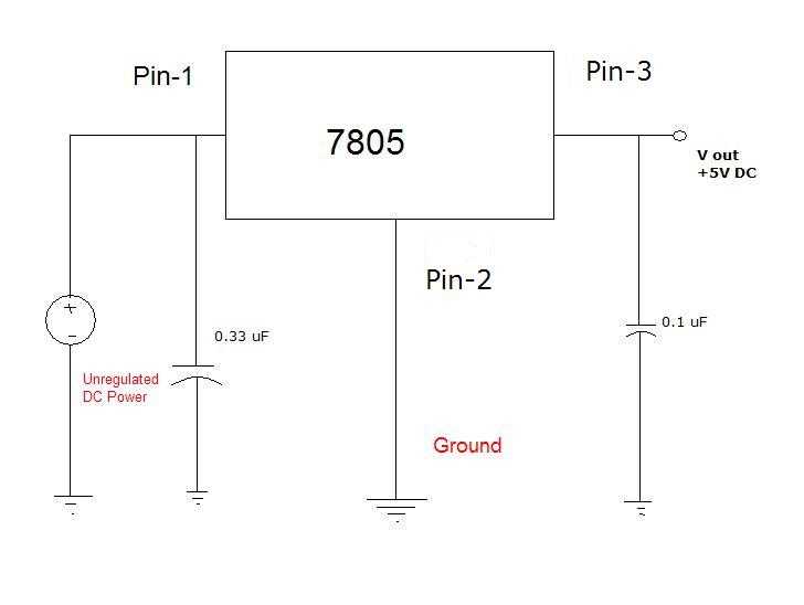 unregulated power supply circuit diagram