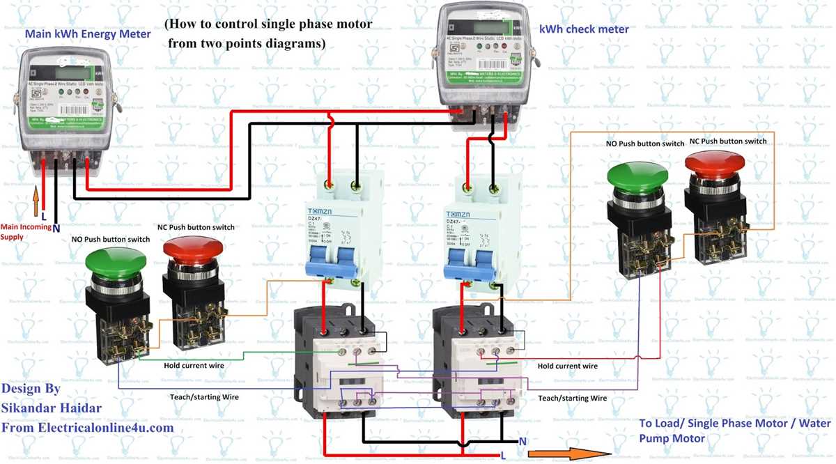 2 speed motor wiring diagram 1 phase