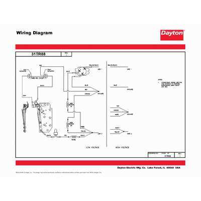 dayton electric motor wiring diagram