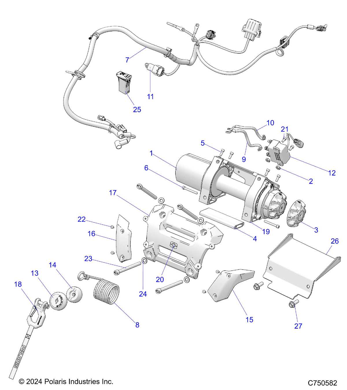 polaris winch wiring diagram