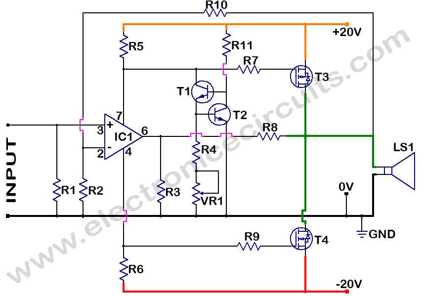 power mosfet circuit diagram