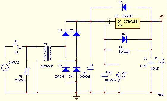 power pack circuit diagram