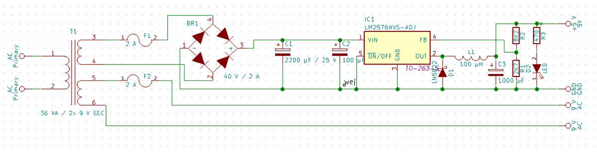 power supply 1000 schematic diagram