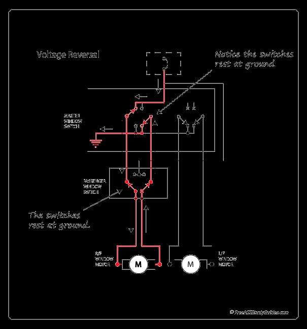 power window switch wiring diagram
