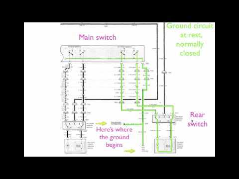 power window switch wiring diagram