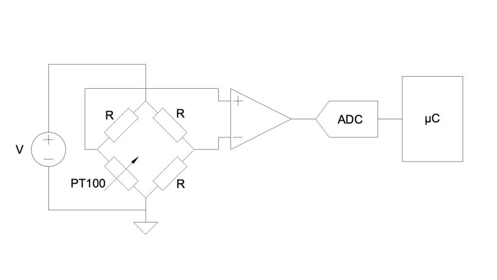 pt100 circuit diagram