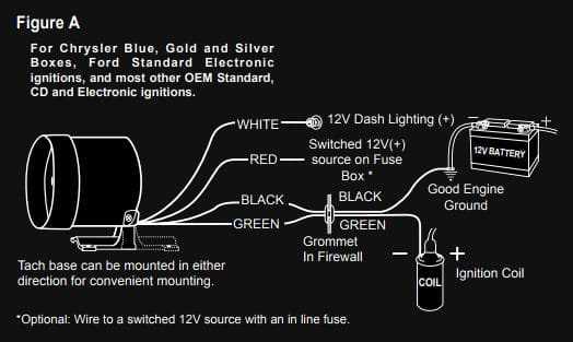 wiring diagram for tachometer