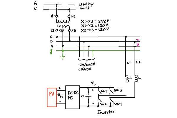 pure sine wave inverter schematic diagram