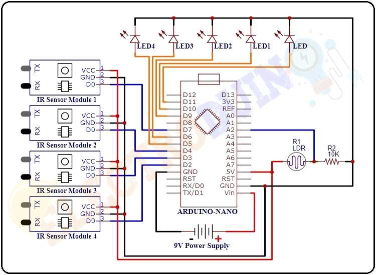 street lighting schematic diagram