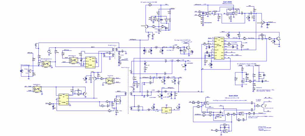 psu wiring diagram for pc