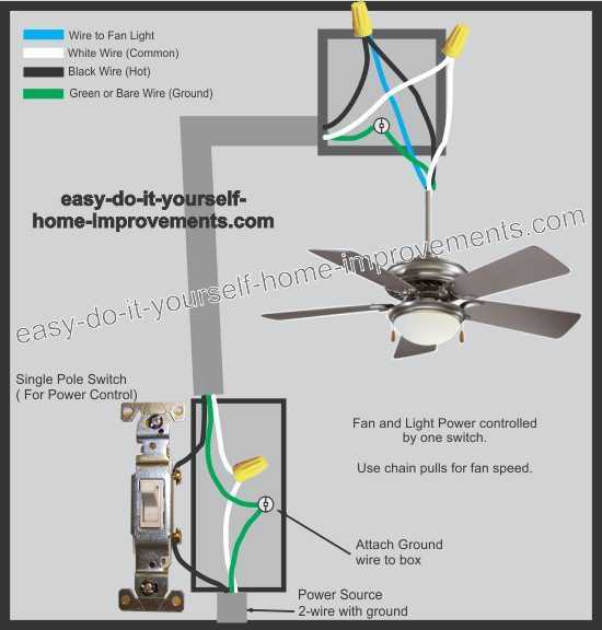 6 wire ceiling fan wiring diagram