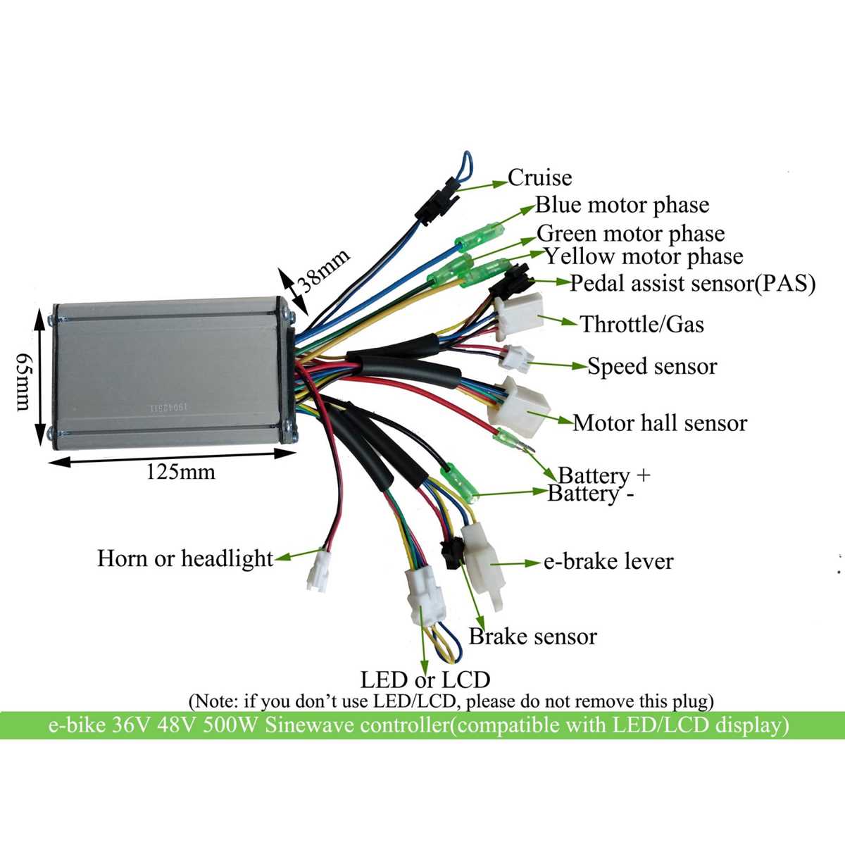 24v e bike controller wiring diagram