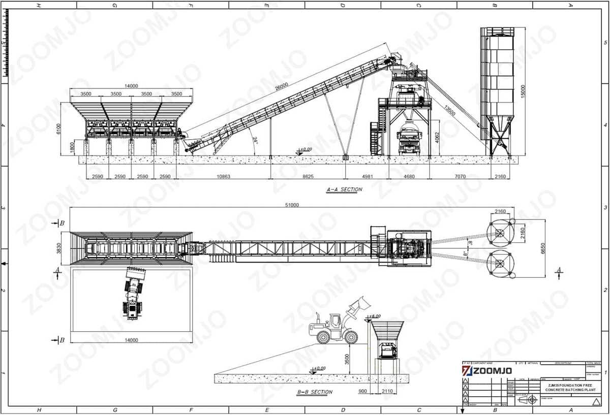 concrete batching plant schematic diagram