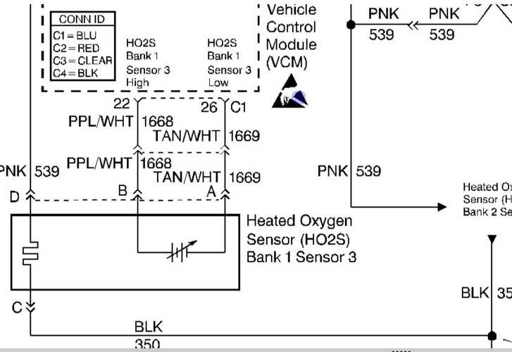 chevy o2 sensor wiring diagram