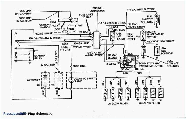 7.3 powerstroke intake heater relay wiring diagram