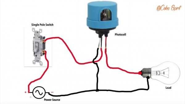 240 volt photocell wiring diagram