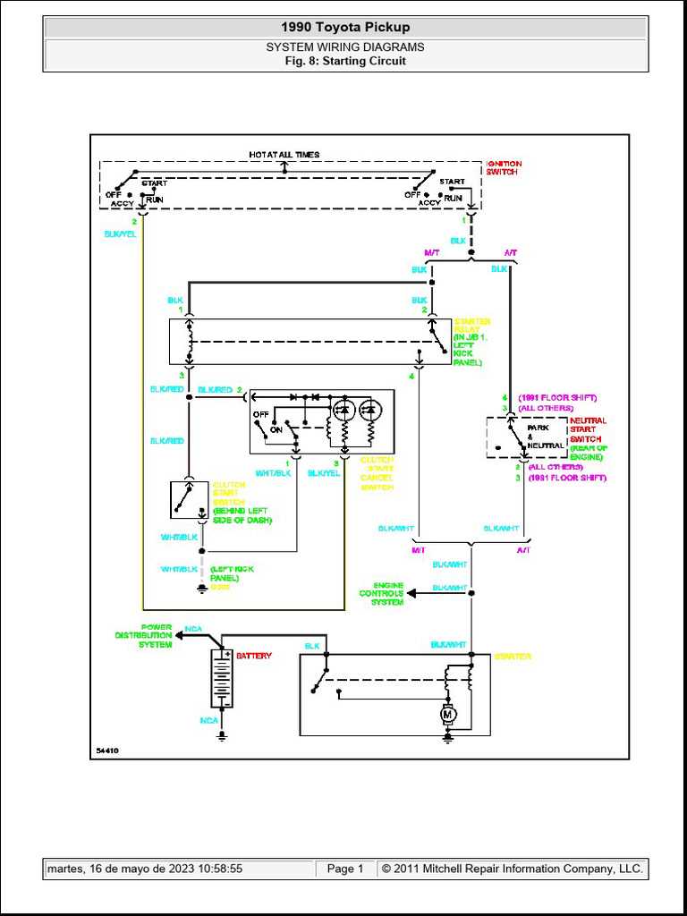 1982 toyota pickup wiring diagram