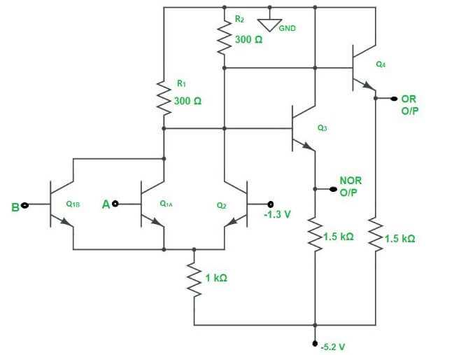 ttl nand gate circuit diagram