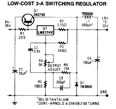24v 3a power supply circuit diagram