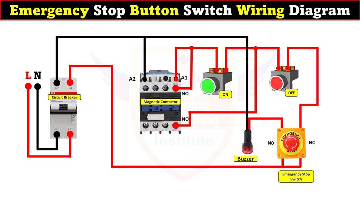 schematic diagram of push button switch