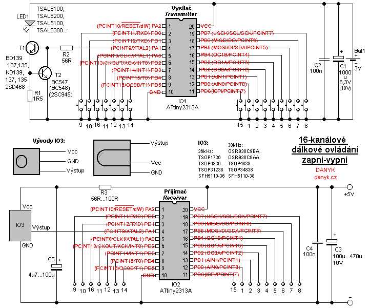 radio control circuit diagram