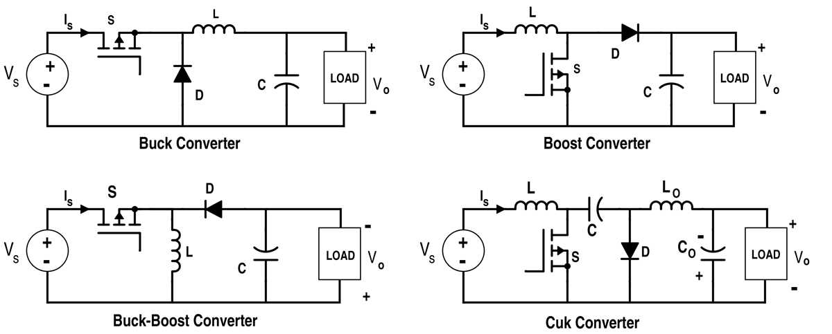 dc dc buck boost converter circuit diagram