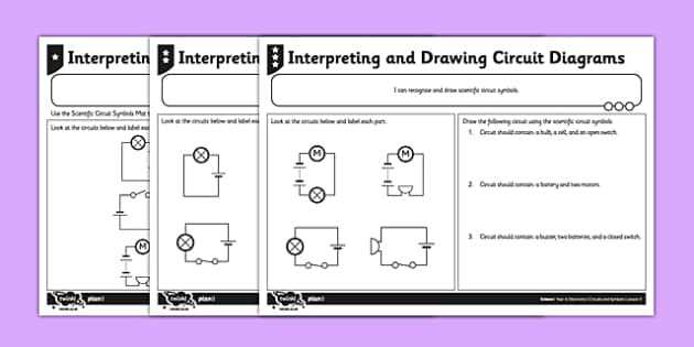 reading schematic diagrams worksheets