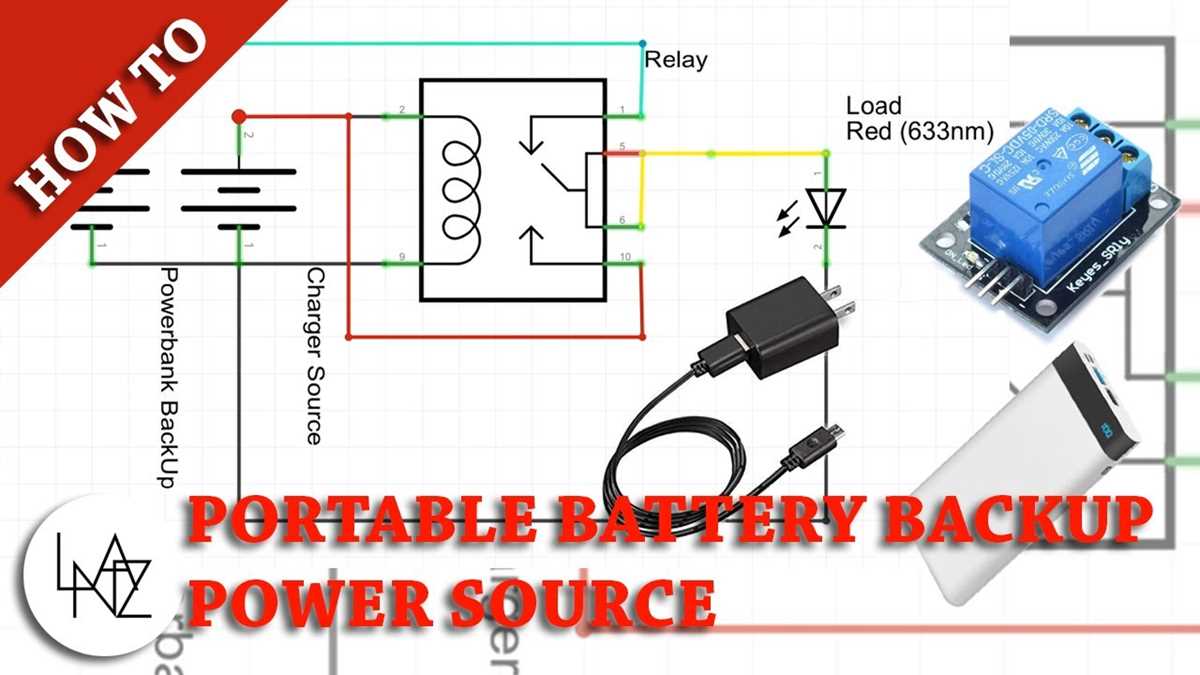 battery backup circuit diagram