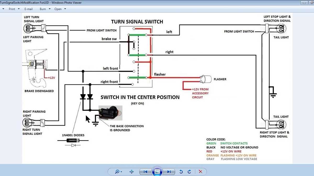 1967 mustang turn signal switch wiring diagram