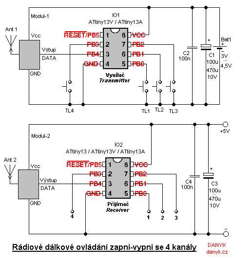 rf remote control circuit diagram
