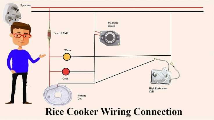 rice cooker schematic diagram