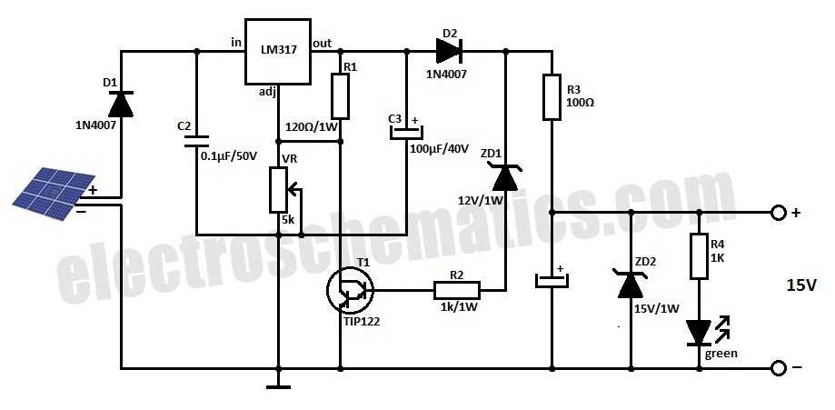 simple solar inverter circuit diagram