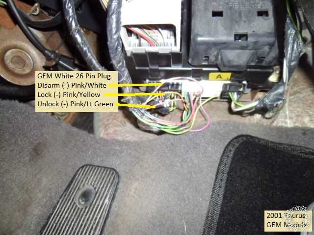 2000 ford taurus stereo wiring diagram