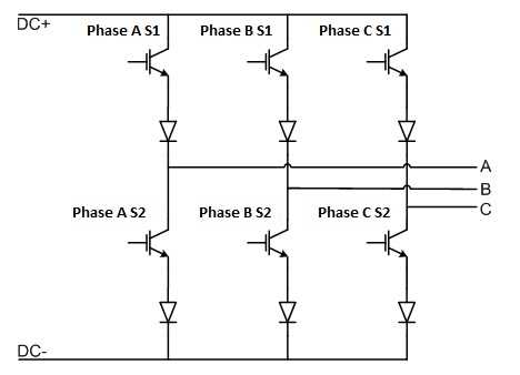 three phase inverter schematic circuit diagram