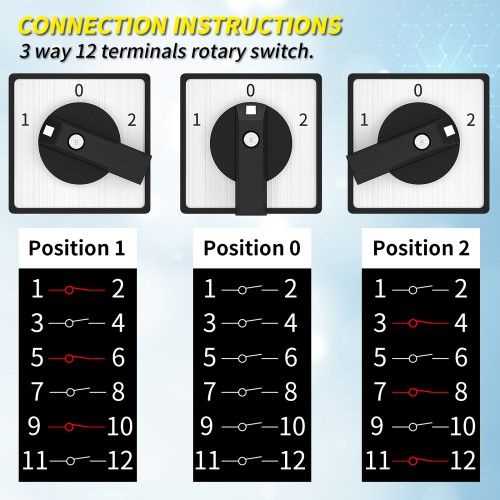 rotary selector switch wiring diagram