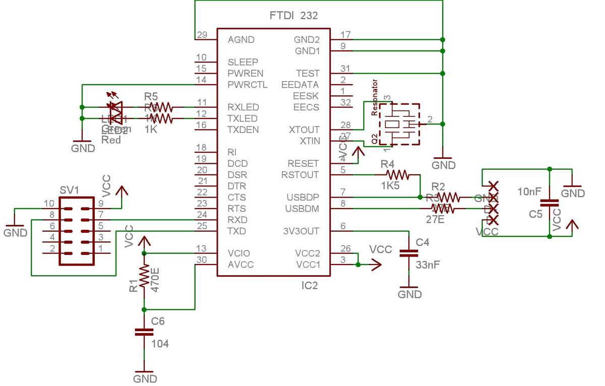 rs232 circuit diagram