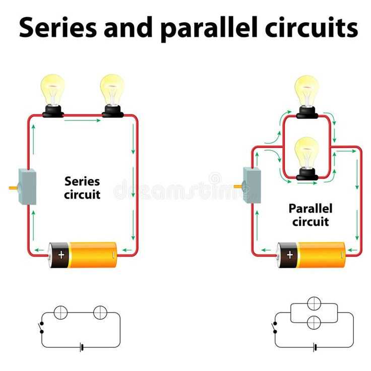 parallel circuit diagram with label