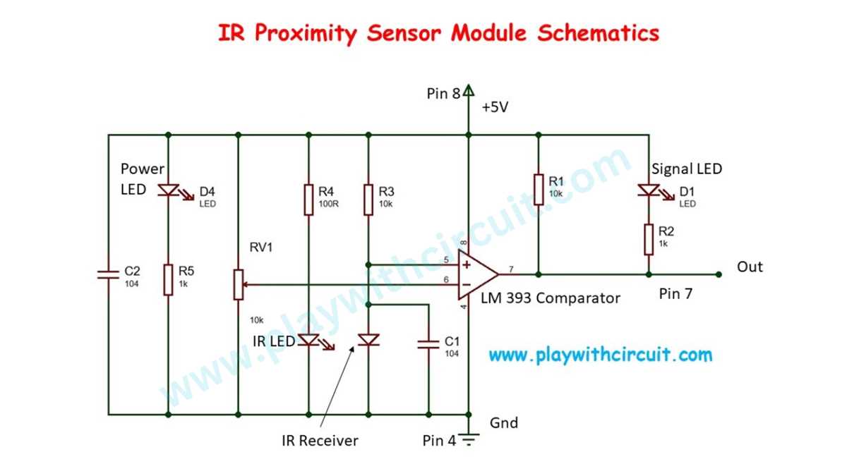 proximity sensor schematic diagram