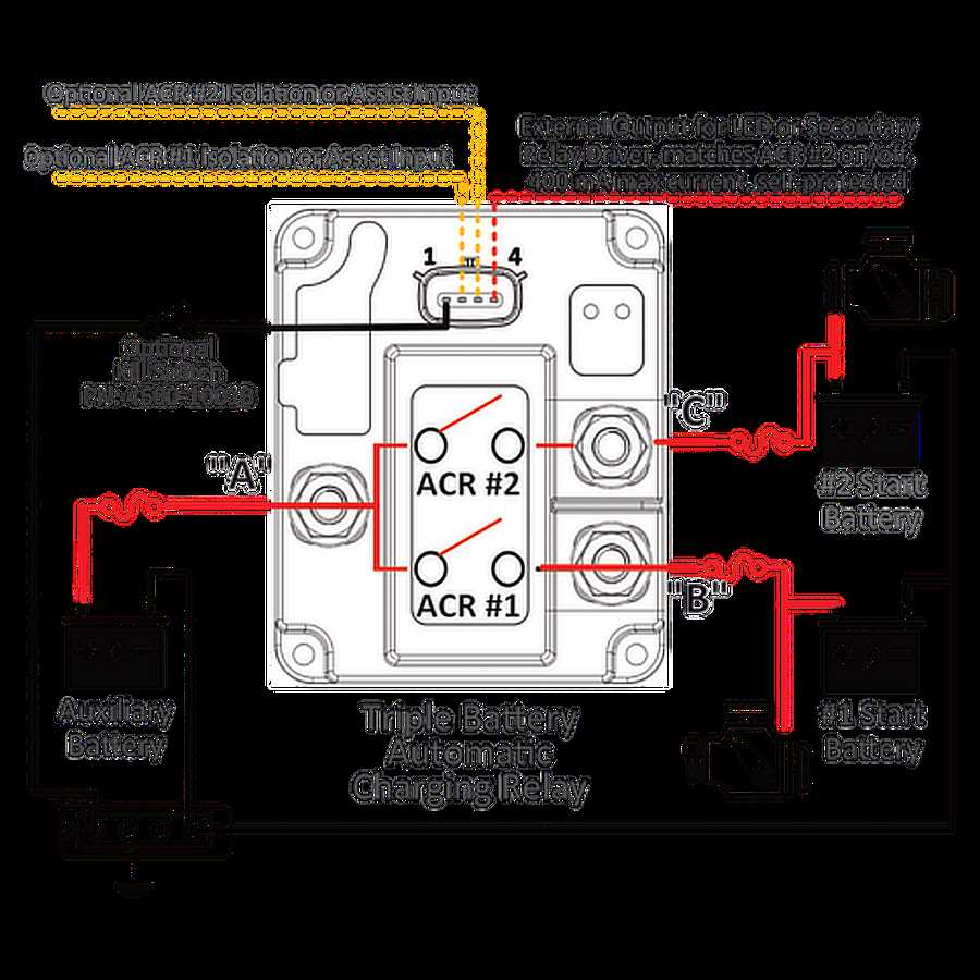 automatic charging relay wiring diagram