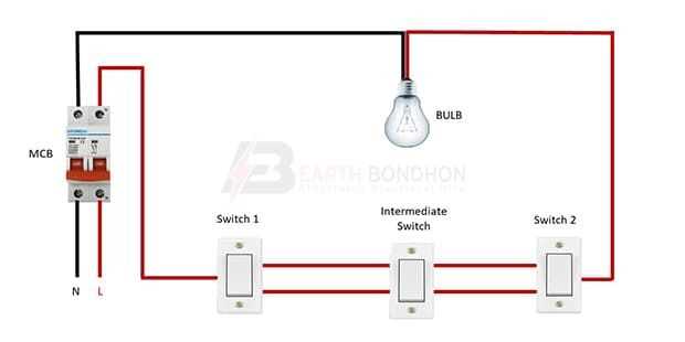 intermediate switch schematic diagram