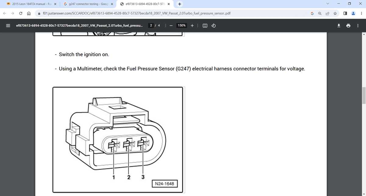 fuel pressure sensor wiring diagram