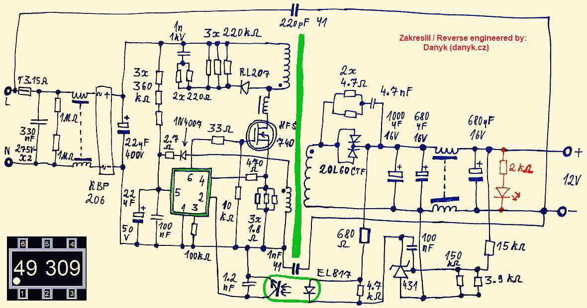 s 60 12 power supply circuit diagram
