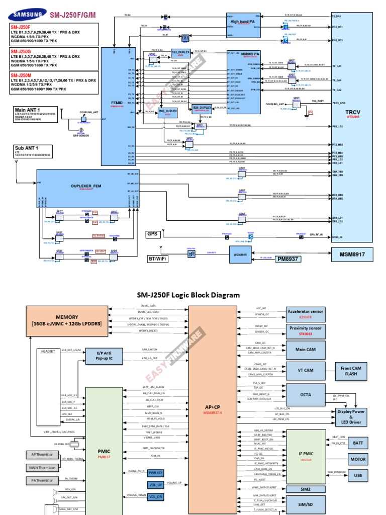 samsung j2 pro schematic diagram