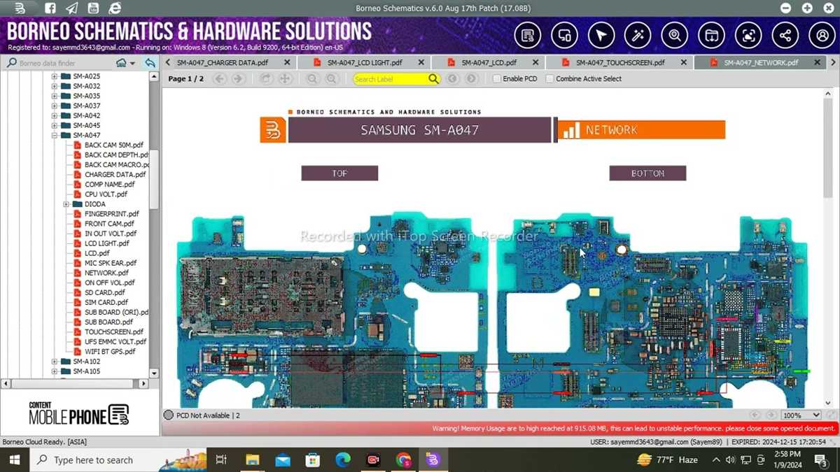 samsung m20 schematic diagram
