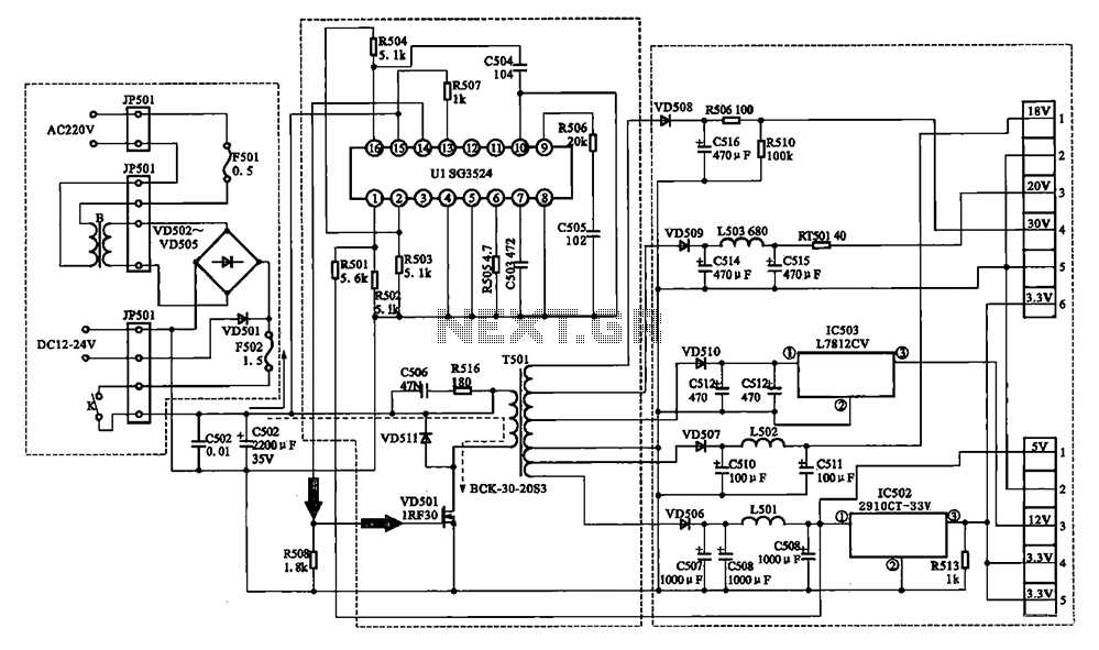 satellite receiver box schematic diagram